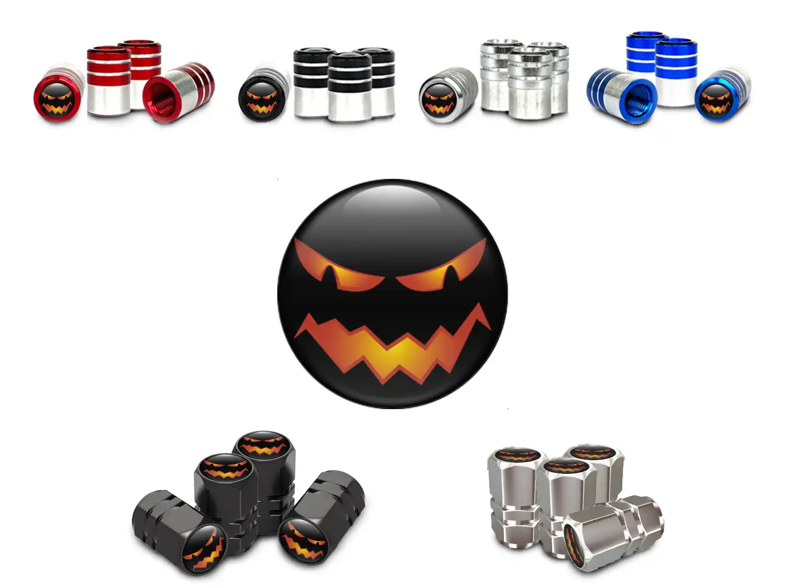 Rim Valve Stem Caps for Bike Comp Trim